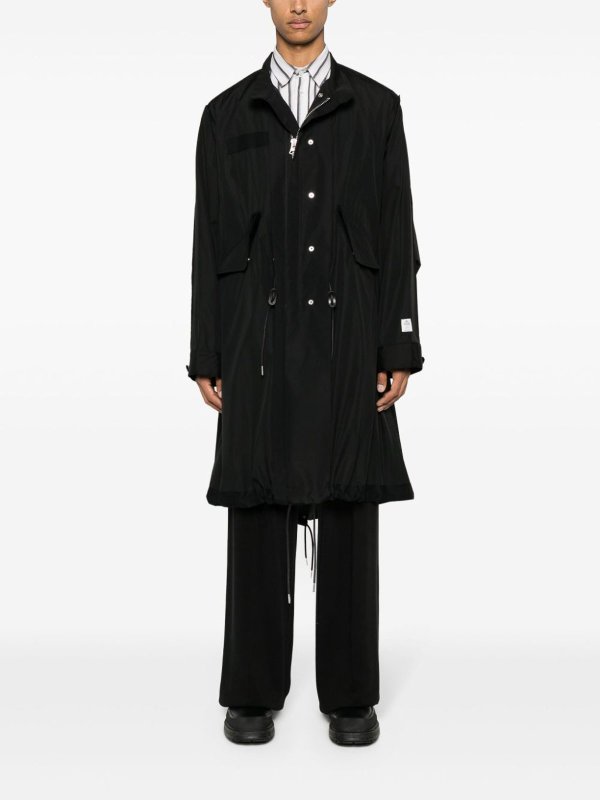 ショートコート - 黒 shop online: Sacai
