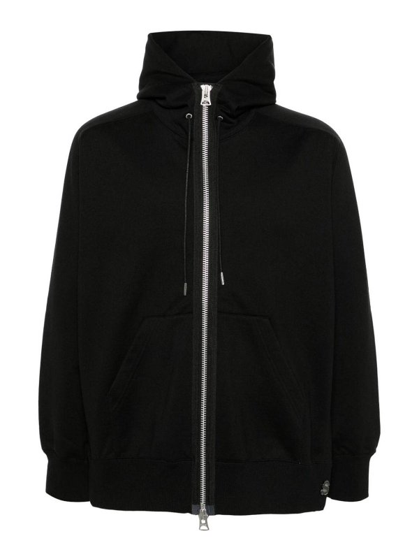 Sacai: Sweatshirts und Pullover - Sweatshirt - Schwarz