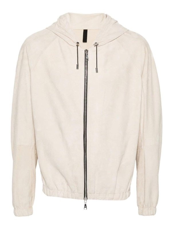 TAGLIATORE: カジュアルジャケット - ケープ/ポンチョ - 白