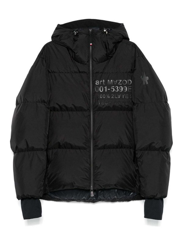 MONCLER: Capes & Ponchos - Cape - Schwarz