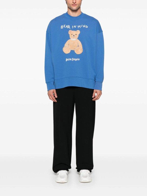 スウェットシャツ/セーター - ブルー shop online: Palm Angels