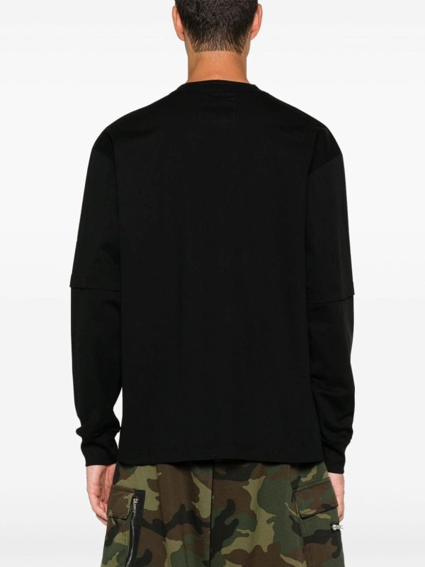 Sacai: Camisetas online - Camiseta - Negro