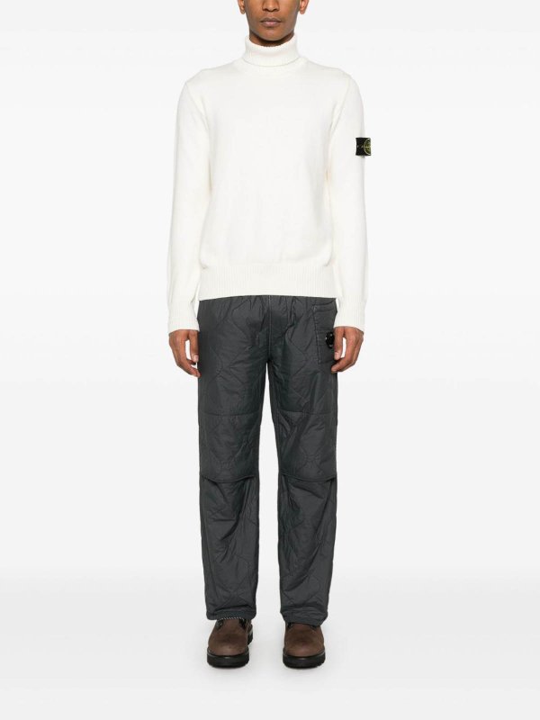 Rundhalspullover - Beige shop online: STONE ISLAND