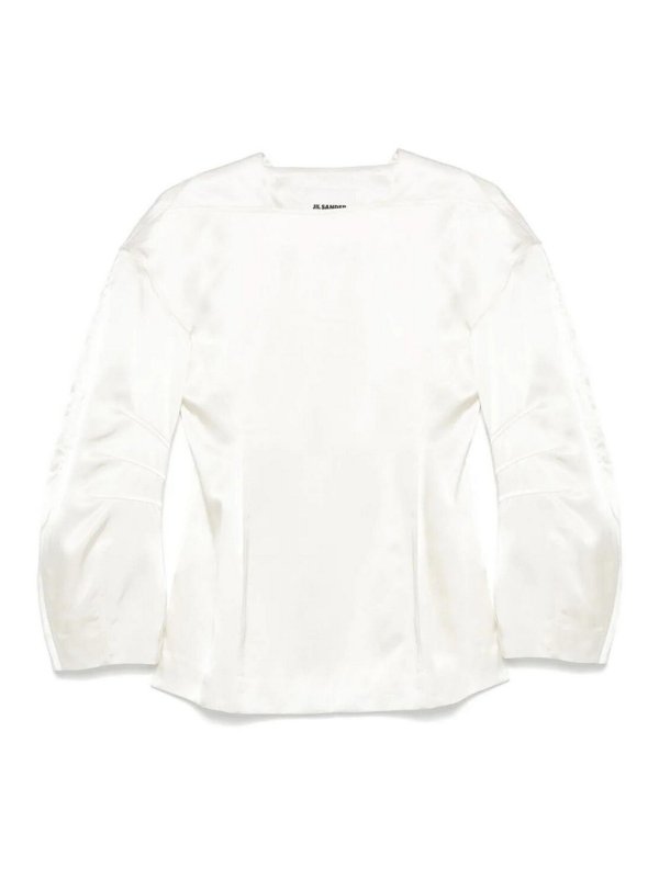 JIL SANDER: Tops und Tank Tops - Top - Beige