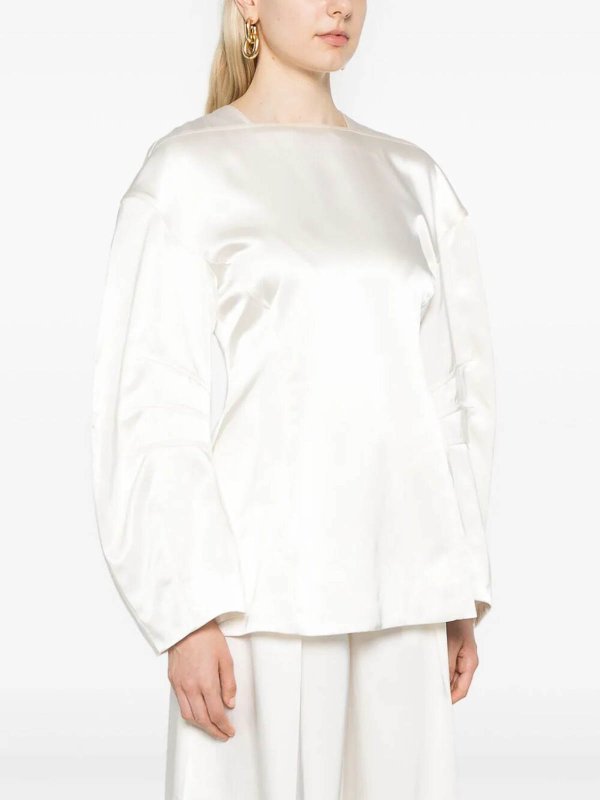 JIL SANDER: Tops und Tank Tops online - Top - Beige
