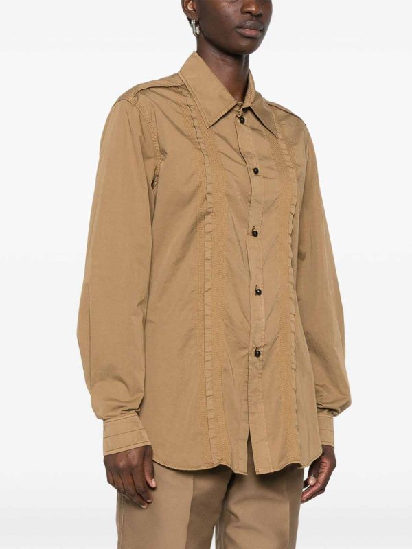 The Best Shops LEMAIRE: camicie - Camicia aderente con cuciture multiple