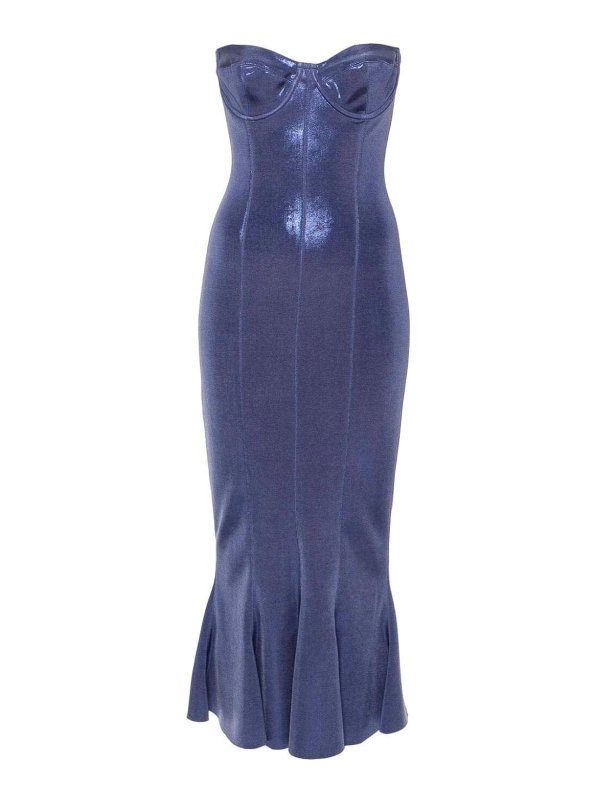 Norma Kamali: Maxi robe - Maxi Robe - Bleu Clair