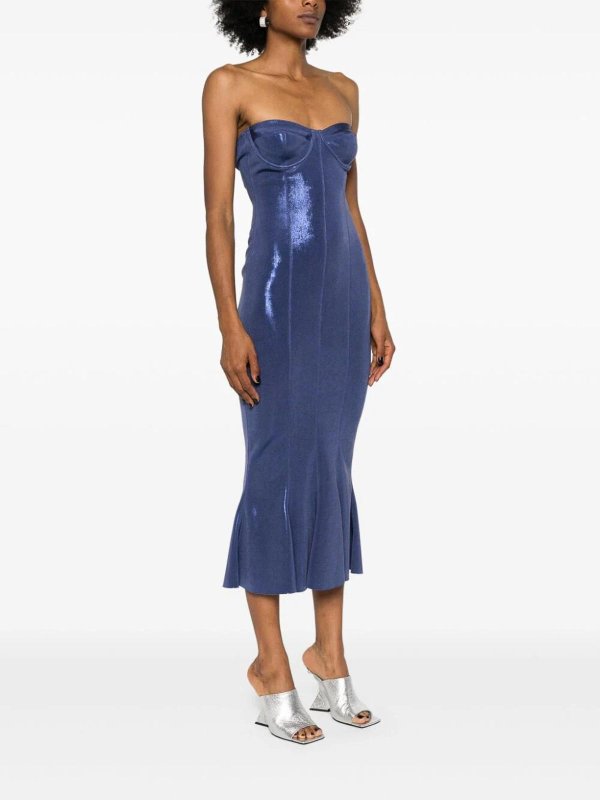 Norma Kamali: Maxi robe online - Maxi Robe - Bleu Clair