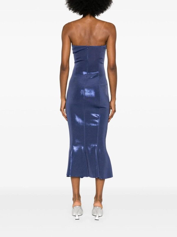 Maxi Robe - Bleu Clair shop online: Norma Kamali