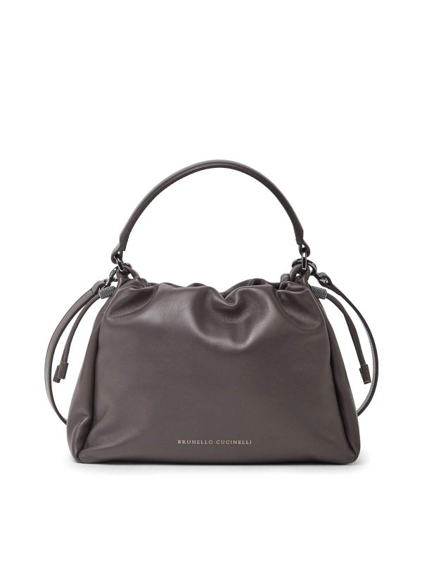 BRUNELLO CUCINELLI: shoulder bags - Leather Bag