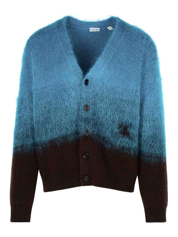 BURBERRY: Cardigans - Cardigan - Grün