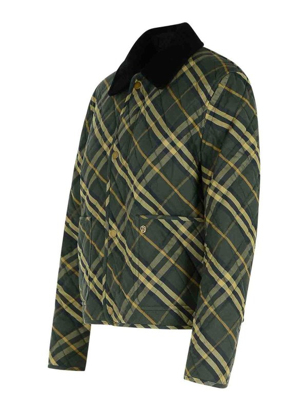 The Best Shops BURBERRY: カジュアルジャケット - カジュアルジャケット - 緑