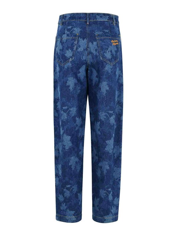 MAISON KITSUNÉ: ブーツカットジーンズ online - ブーツカットジーンズ - ブルー