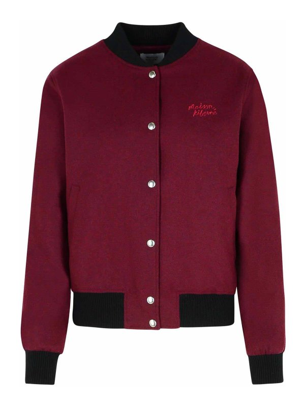 MAISON KITSUNÉ: Vestes casuals - Veste Casual - Rouge