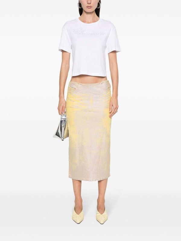 BLUMARINE: Camisetas online - Camiseta - Blanco