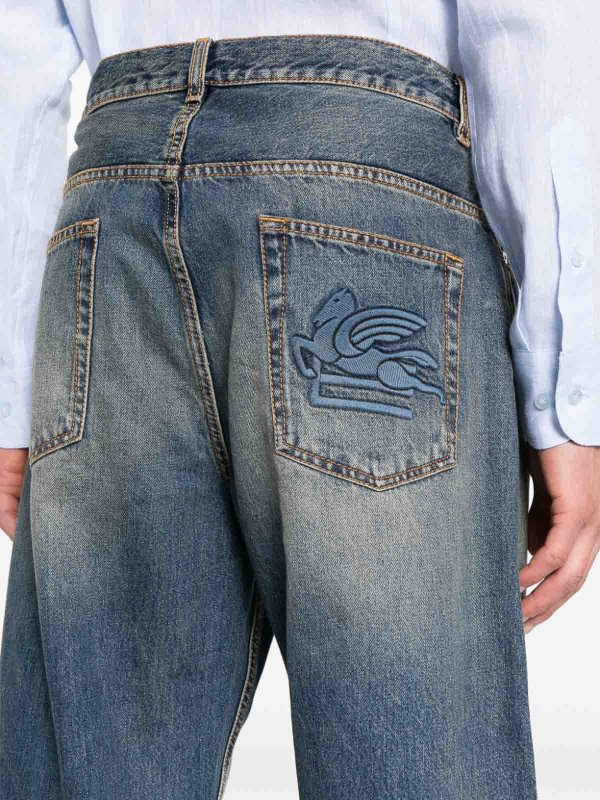 Jeans Boot-Cut - Lavado Oscuro shop online: ETRO