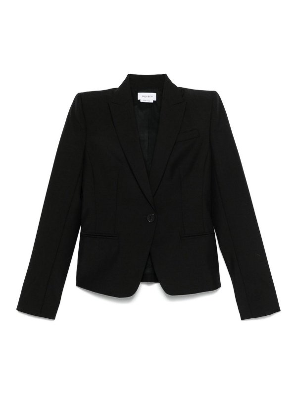 ALEXANDER MCQUEEN: クルーネック - クルーネック - 黒