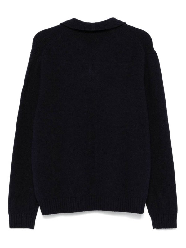 ASPESI: Suéteres con cuello pico online - Suéter Cuello Redondo - Azul