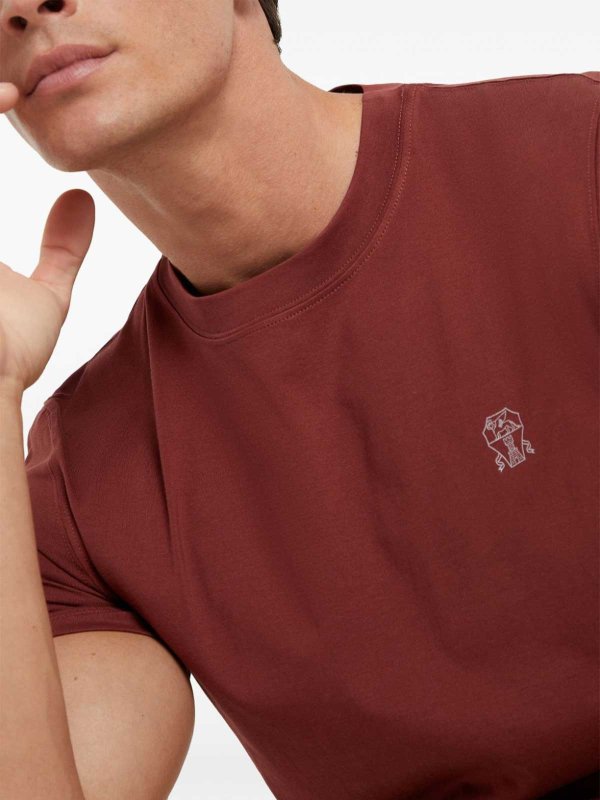 Brunello Cucinelli T-Shirt - Red - Men | M0B138440CRW71