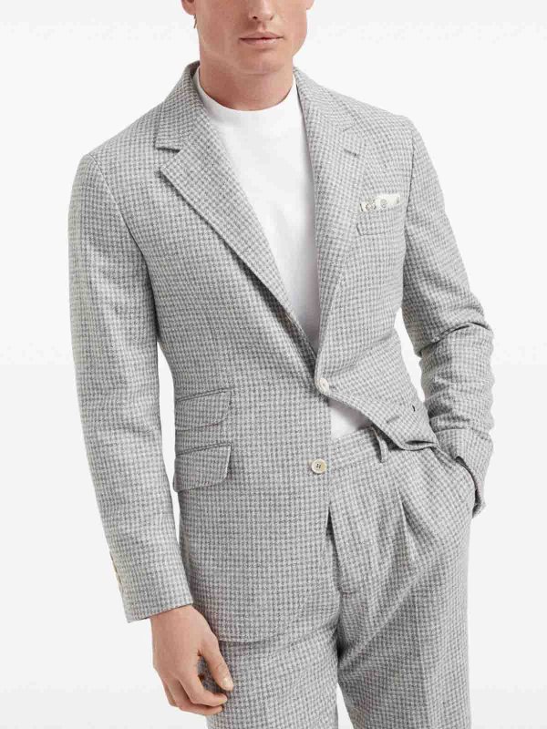 BRUNELLO CUCINELLI: Vestes de costume online - Blazer - Gris