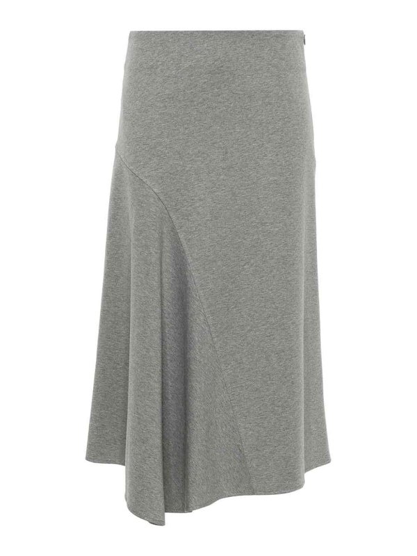 BRUNELLO CUCINELLI: Jupes midi et au genou - Jupe Midi - Gris