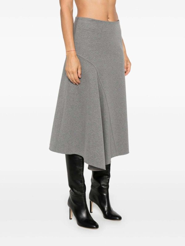 BRUNELLO CUCINELLI: Jupes midi et au genou online - Jupe Midi - Gris