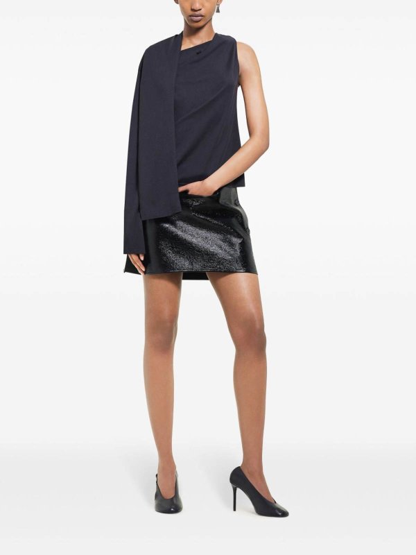 The Best Shops Courreges: ミニスカート - 膝丈/ミディスカート - 黒