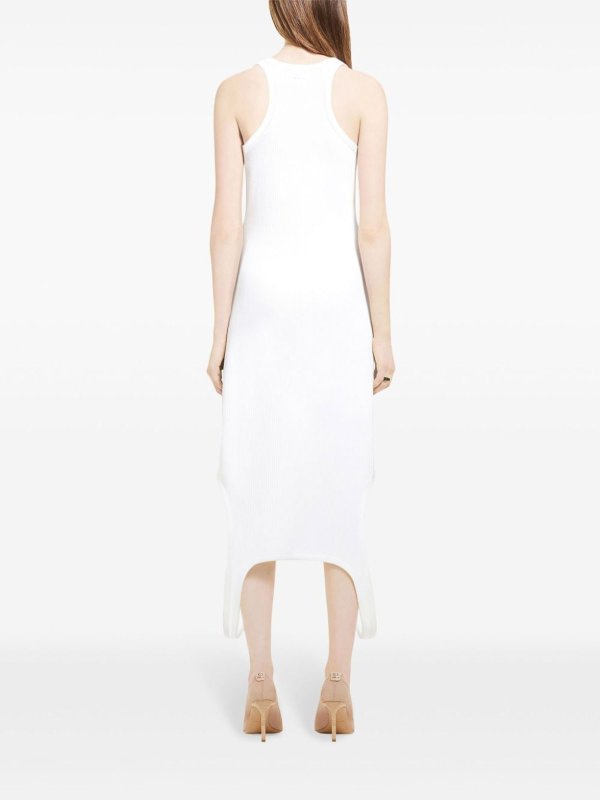 Robe Au Genou - Blanc shop online: Courreges