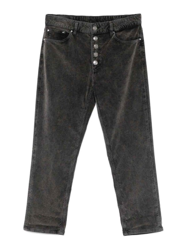 DONDUP: ブーツカットジーンズ - ブーツカットジーンズ - 黒