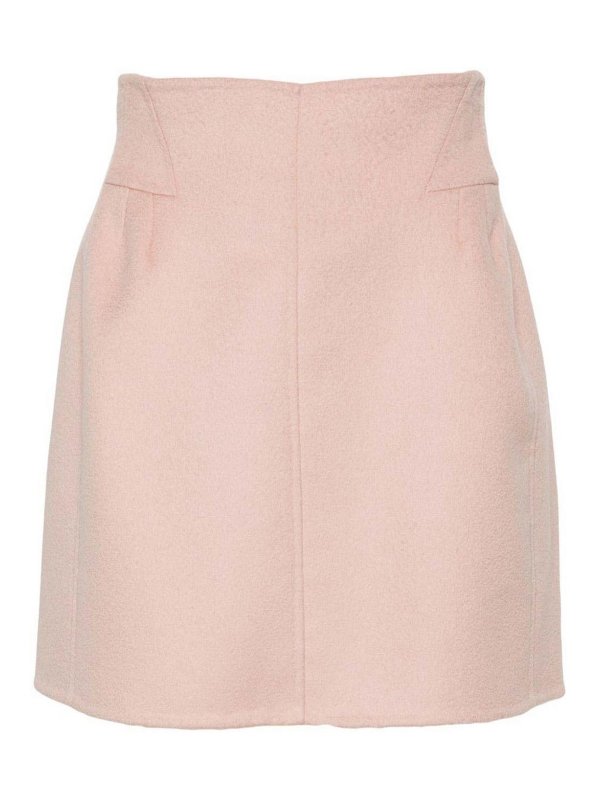 ERMANNO SCERVINO: Minifaldas - Falda Semilarga - Rosado
