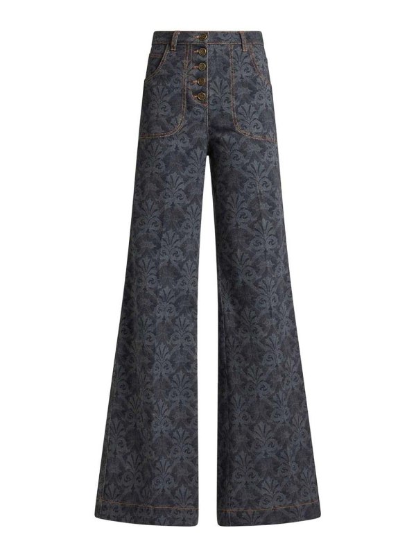 ETRO: Bootcut - Bootcut Jeans - Schwarz
