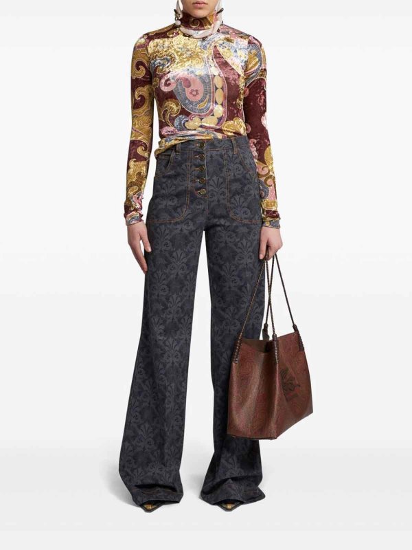 Bootcut Jeans - Schwarz shop online: ETRO