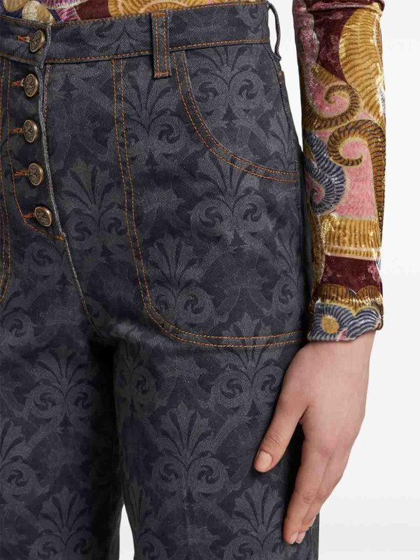 The Best Shops ETRO: Bootcut Jeans - Schwarz