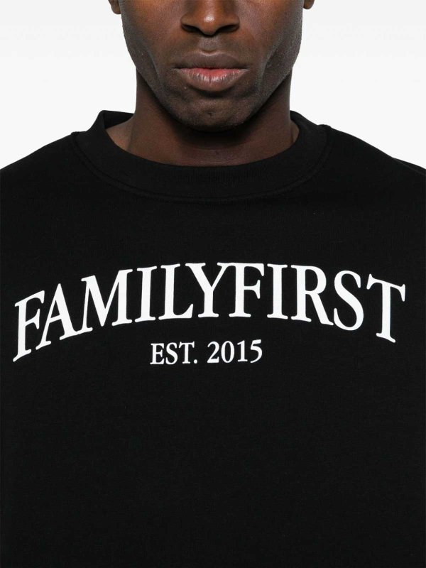 The Best Shops FAMILY FIRST MILANO: Pull col rond - Pull Col Rond - Noir