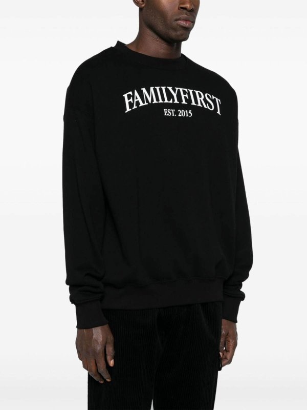 Pull Col Rond - Noir shop online: FAMILY FIRST MILANO