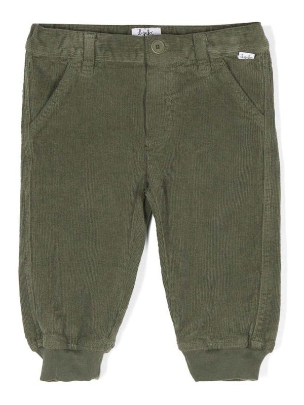 Il Gufo: Casual Hosen - Casual Hose - Grün