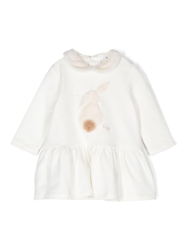 Il Gufo: ニーレングスドレス - 膝丈ドレス - 白