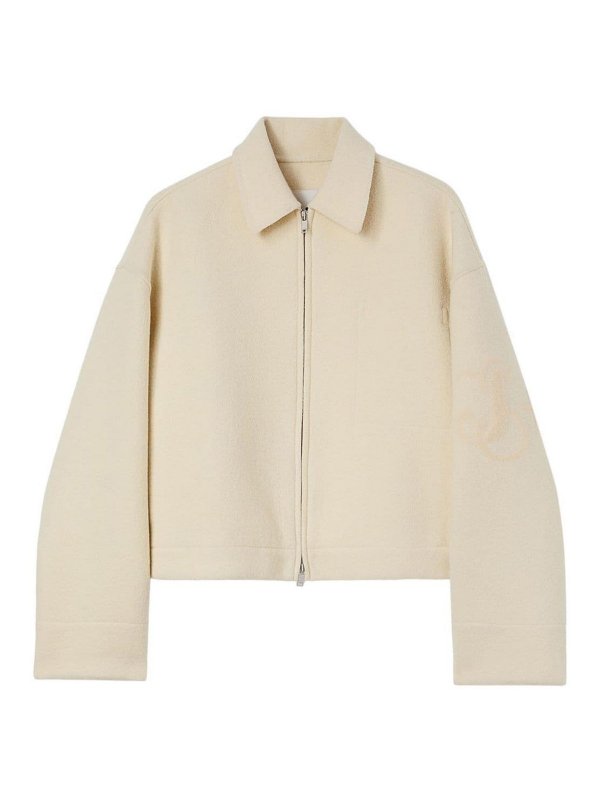 JIL SANDER: Blusen - Bluse - Beige