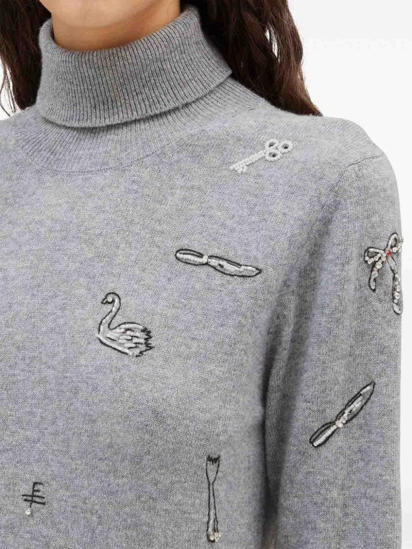 m.s.g.m. buy online Suéter Cuello Redondo - Gris