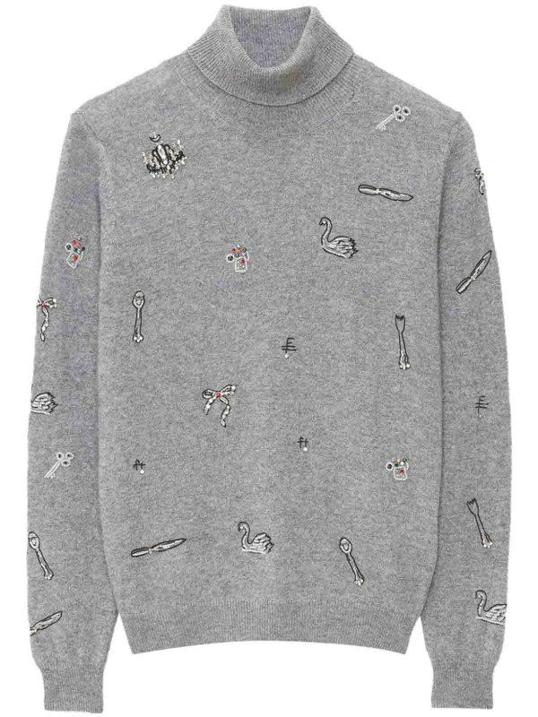 The Best Shops m.s.g.m.: Suéter Cuello Redondo - Gris