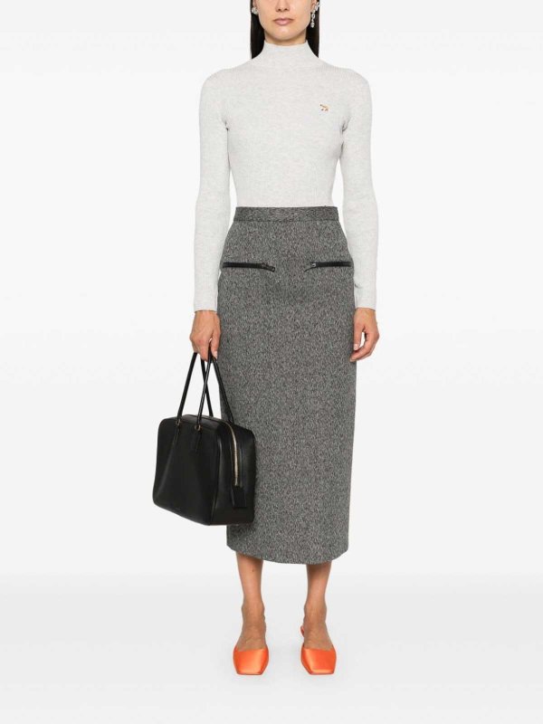 MAISON KITSUNÉ: クルーネック online - クルーネック - グレー