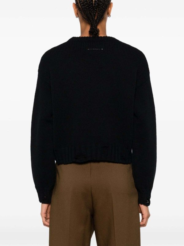 The Best Shops MM6 MAISON MARGIELA: スウェット＆セーター - スウェットシャツ/セーター - 黒