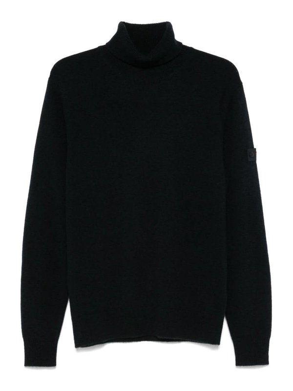 PEUTEREY: Strickpullover mit Rundhalsausschnitt - Rundhalspullover - Schwarz