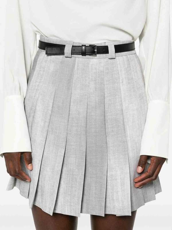 ERMANNO SCERVINO: ニーレングススカート＆ミディ丈 online - 膝丈/ミディスカート - ダークウォッシュ