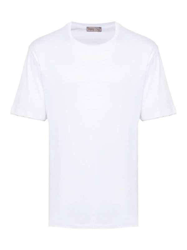 HERNO: T-shirts - T-Shirt - Weiß