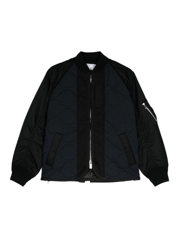 Sacai: ブレザー - ブレザー - 黒