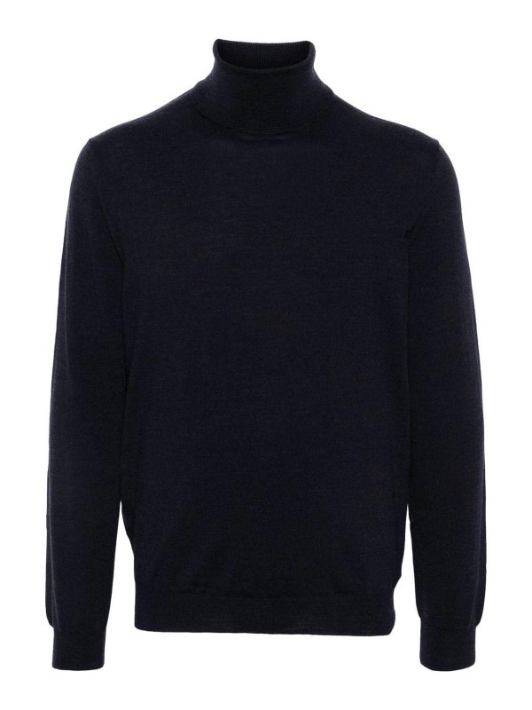 ZANONE: クルーネック - クルーネック - ブルー