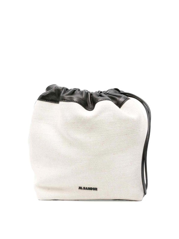 JIL SANDER: クロスボディバッグ - クロスボディバッグ - 白