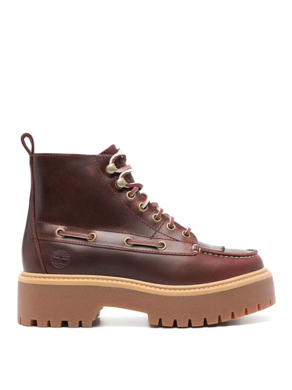 TIMBERLAND: ブーティー - アンクルブーツ - ブラウン