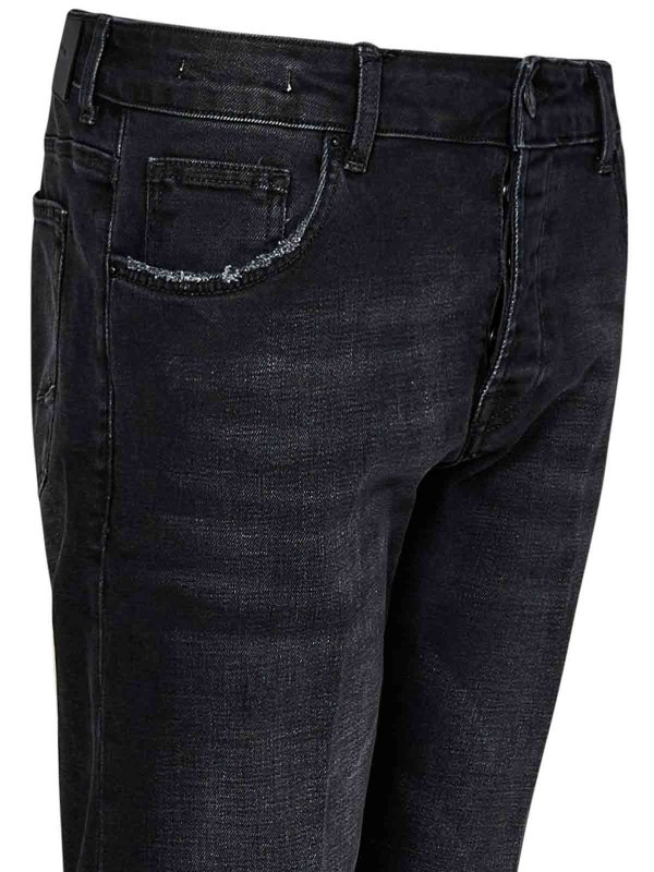 The Best Shops MICHAEL COAL: ブーツカットジーンズ - ブーツカットジーンズ - 黒